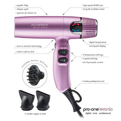 Pro One Evonic Hairdryer Pink
