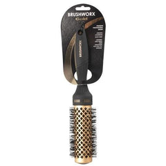 Brushworx Gold Ceramic Hot Tube Hair Brush Medium