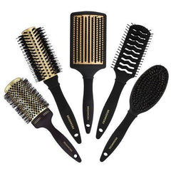Brushworx Gold Radial Hair Brush Small