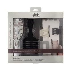Wet Brush Pro Graphic Monochrome Style Detangling Kit