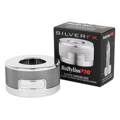 BabylissPRO Charging Base Clipper - Silver.