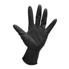 Robert de Soto Black Satin Ultra Reusable Gloves Medium 4 Pack