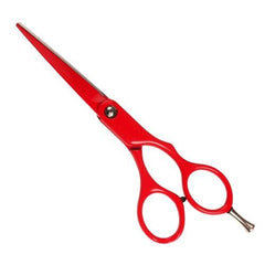Iceman Retro 5.5" Hairdressing Scissors Red