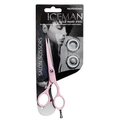 Iceman Retro 5.5" Hairdressing Scissors Pink