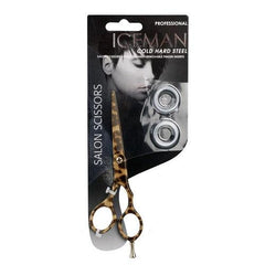 Iceman Retro 5.5" Hairdressing Scissors Leopard Print