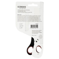 Iceman Salon Shears 5.5" Black Scissors