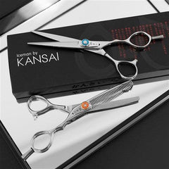 Iceman Kansai 6" Hairdressing Scissors and Thinner Set