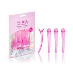 Glister Sparkle Clips Pink (4)