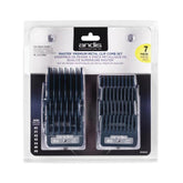 Andis Premium Metal Clip Comb Set 7 pcs Sizes 0, 1, 2, 3, 4, 6, 8