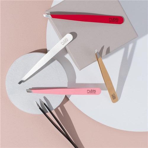 Rubis Slant Tweezer Pink