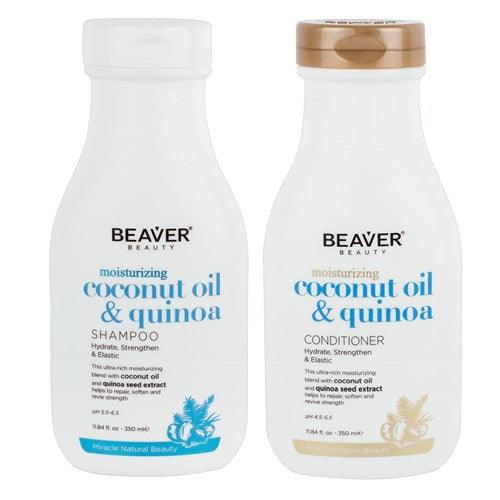 Beaver Coconut Oil And Quinoa Moisturising Shampoo 350ml