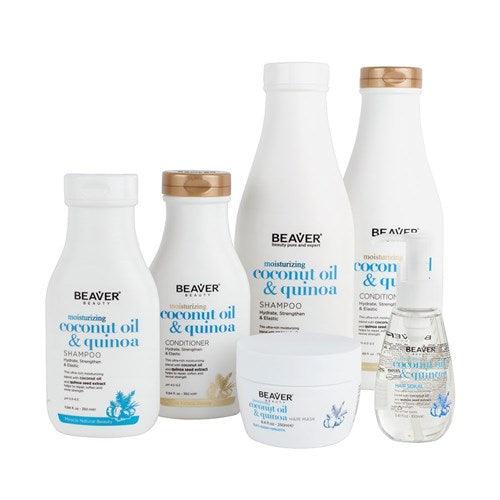 Beaver Coconut Oil And Quinoa Moisturising Shampoo 350ml