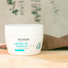 Beaver Coconut Oil And Quinoa Moisturising Hair Mask 250ml
