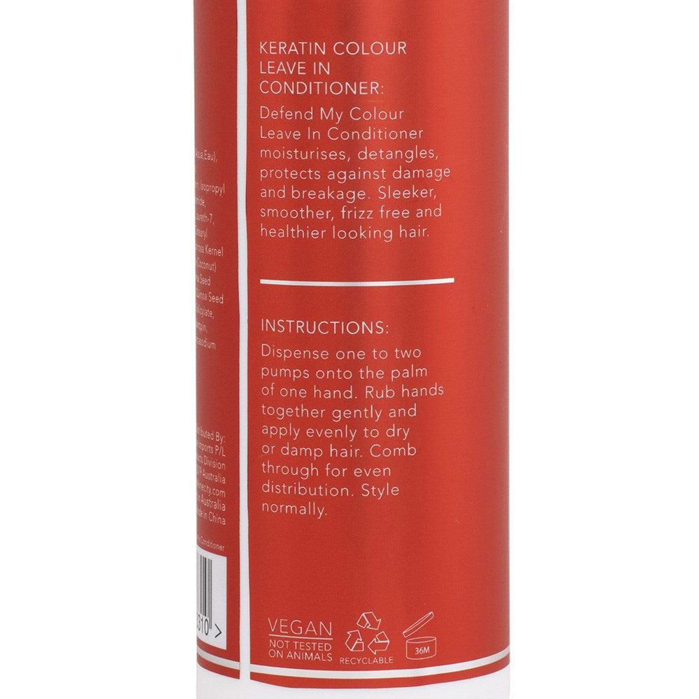 Keratin Colour Defend My Colour Leave In Conditioner