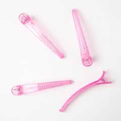 Glister Sparkle Clips Pink (4)