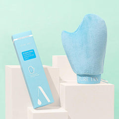 Azure Tan Applicator and Exfoliator Mitt Bundle.