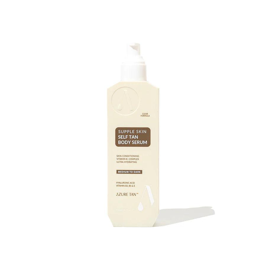 Azure Tan Supple Skin Body Tanning Serum Medium To Dark 200ml