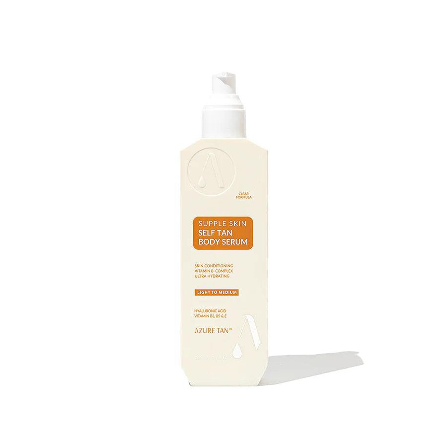 Azure Tan Supple Skin Body Tanning Serum Light To Medium 200ml
