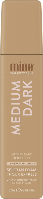 Minetan Medium Dark Self Tan Foam 200ml