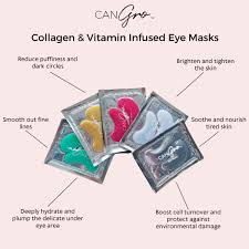 Can Gro Collagen and Vitamin Infused Eye Masks (10 pack)
