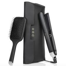 ghd Platinum Hair Straightener Gift Set with Bag and Paddle Brush