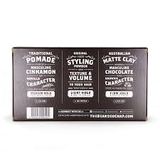 The Bearded Chap Hair Styling Trilogy Kit