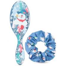 WetBrush Frosty The Snowman Detangler Scrunchie Kit