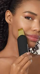 GESKE MicroCurrent Skin Scrubber Black And Gel Bundle