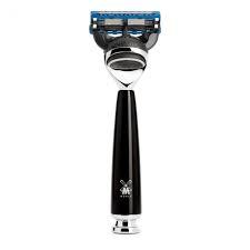 Muhle Rytmo Fusion Razor Black Resin Handle