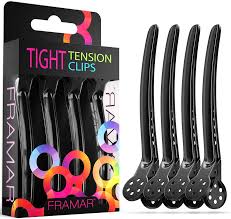 Framar Tight Tension Clips 4 pack Black