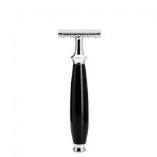 Muhle Purist Closed Comb Safety Razor Black Resin Handle