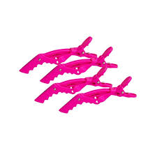 Framar Gator Grip Clips 4pk Pink