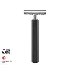 Muhle Hexagon Closed Comb Safety Razor Anodised Aluminium Handle in Graphite