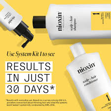 Nioxin System 1 Cleanser Shampoo and Scalp Therapy Revitalising Conditioner 1000ml Bundle