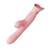 Zalo Rose Thruster with Clitoral Suction Stimulator