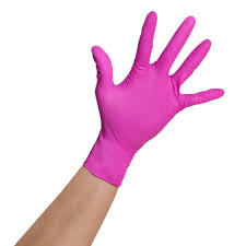 Framar Pink Paws Nitrile Gloves 100pk
