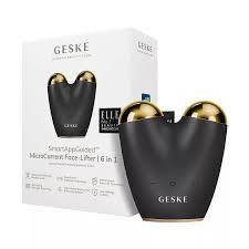 GESKE Micro Current Face Lifter 6 And 1 Black Gel Bundle