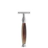 Muhle Sophist Closed Comb Safety Razor Buffalo Horn Handle