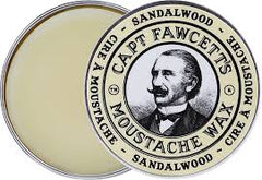 Captain Fawcett Moustache Wax Sandalwood 15ml