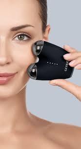 GESKE Micro Current Face Lifter 6 And 1 Black Gel Bundle