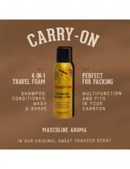 18 21 Man Made Carry On 4 in 1 Travel Foam Sweet Tobacco 3.4oz