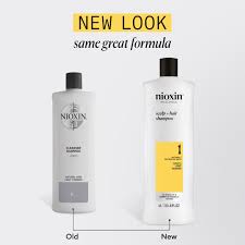 Nioxin System 1 Cleanser Shampoo and Scalp Therapy Revitalising Conditioner 1000ml Bundle