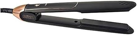 Diva Glam Styler Professional Styling Iron Black