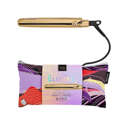 Glister Mini Travel Tourmaline Straightener 13mm Champagne