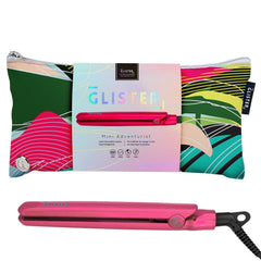 Glister Mini Travel Tourmaline Straightener 13mm Flamingo