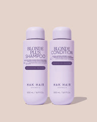 NAK Blonde Plus Shampoo and Blonde Condition Deluxe Size Duo 500ml Limited Edition
