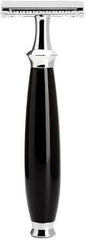 Muhle Purist Closed Comb Safety Razor Black Resin Handle
