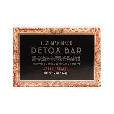 18 21 Man Made Detox Bar Soap Sweet Tobacco