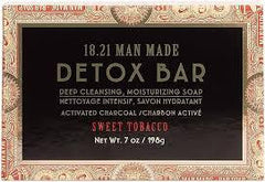 18 21 Man Made Detox Bar Soap Sweet Tobacco