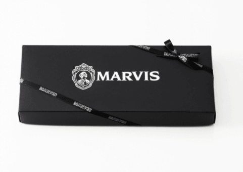 Marvis 'The Black Box' Toothpaste Set.